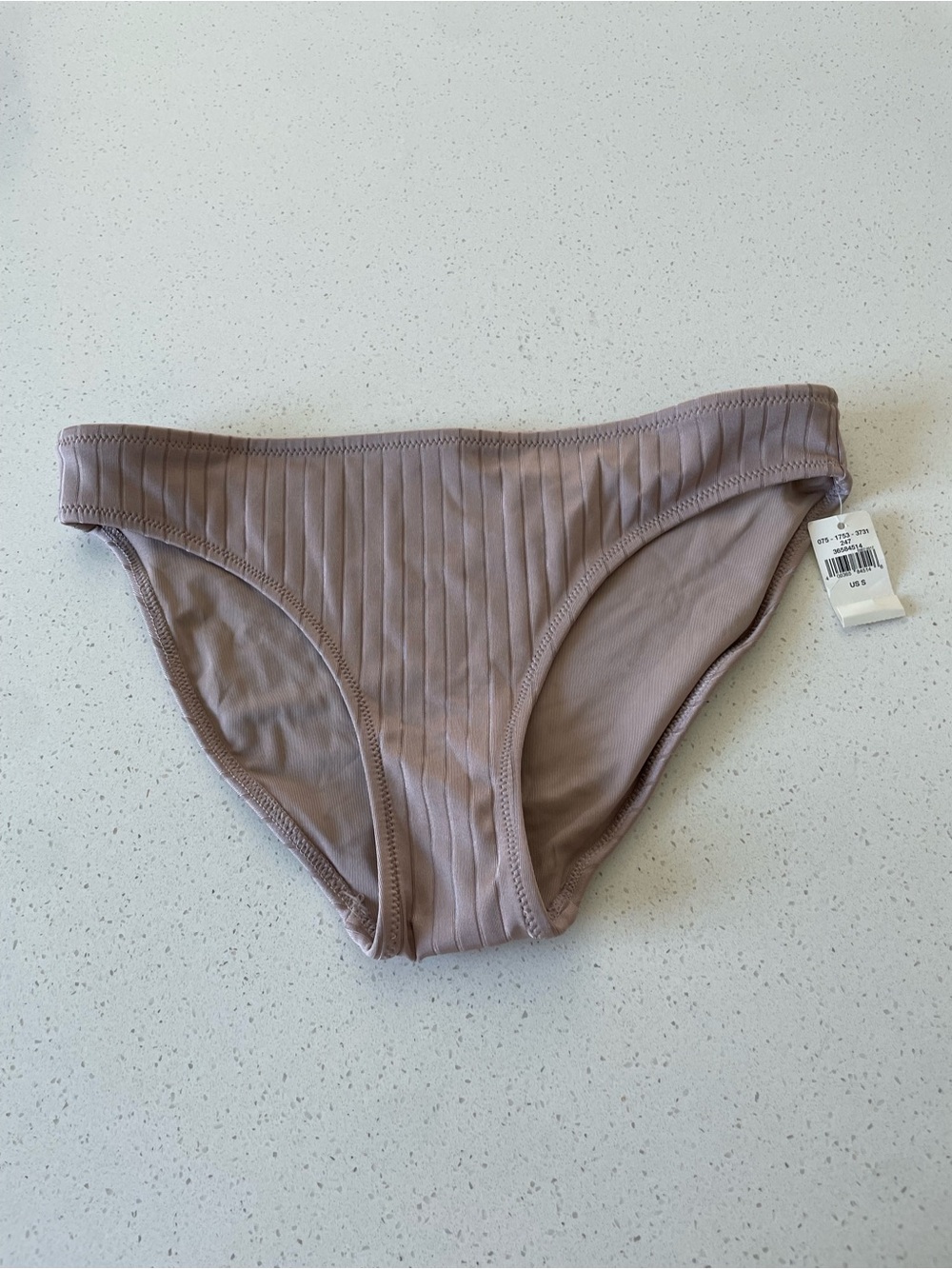 Aerie Size Small Ribbed Shine Bikini Bottom New With Tags